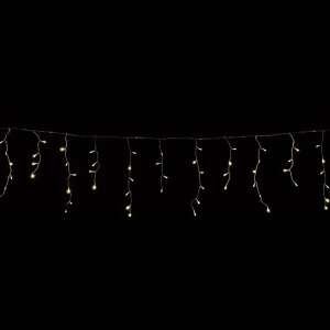 Ледени светлини DekorTrend Crystalline 101 LED, топло бяло, прозрачен кабел - Lightshine