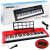Bigfun BF-950A 61-Key Electronic Keyboard with Microphone and Packaging