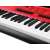 Bigfun BF-950A electronic keyboard, red, showing the keys