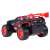 Pohľad zozadu na Cross Country diaľkovo ovládané auto, čierne a červené, 27MHz