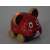 Cute Tracker remote control mouse, interactive toy for kids, red, with light up ears