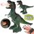 Gesztusvezérelt dinoszaurusz toy with remote controls and steam effect