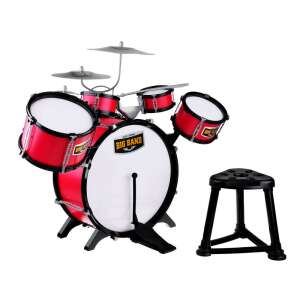 Komplett Big Band Jazz Dob szett gyerekeknek székkel - Nonbrand Játék hangszer