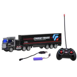 Diaľkovo ovládaný Cargo Truck s prívesom, USB nabíjačkou a diaľkovým ovládaním - Nonbrand Vozidlo na diaľkové ovládanie