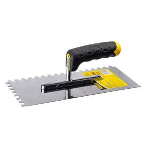 Topmaster 323107 6x6 notched trowel, 280 x 130 mm - Plaster Trowel