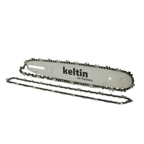 Keltin Führungsschiene und 2 Ketten Set für Partner Kettensägen, 14", 3/8", 52T