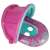 Bestway Splash Star Shaded Baby Boat mit geöffnetem Baldachin, rosa und blau mit Muschel-Design