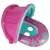 Bestway Splash Star Shaded Baby Boat mit geöffnetem Baldachin, rosa und blau mit Muschel-Design