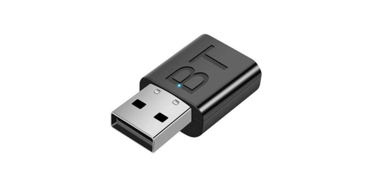 ZUB Logilink Adattatore Bluetooth Audio - Trasmettitore E Ricevitore (TX/RX) - Versione 5.0 Con Schermo LCD - USB-C E S/PDIF