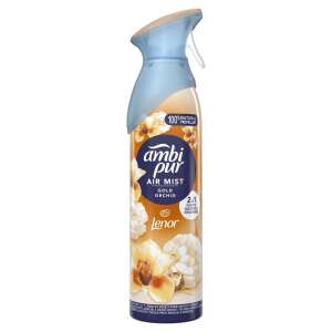 Ambi Pur Air Mist Gold Orchid 185ml spray de aer proaspat, elimină mirosurile neplăcute și lasă un parfum proaspăt, cu Lenor - Curatenie