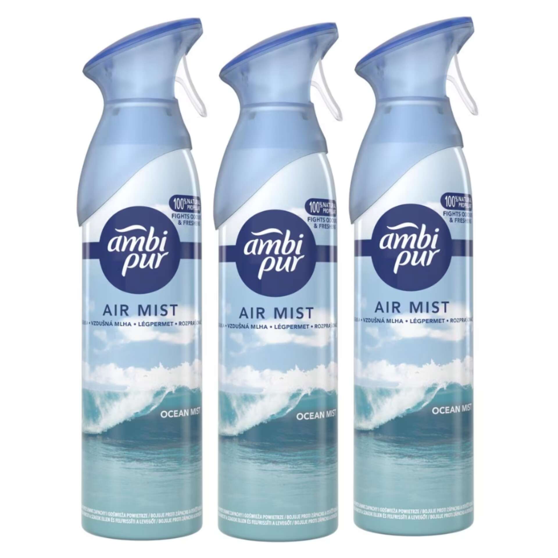 E-shop Ambi Pur Ocean Mist Osviežovač vzduchu sprej 3x185ml