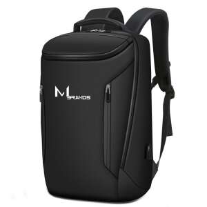 MBrands Smart men's backpack, black, waterproof, laptop compartment, 15.6 inch - Dressing Accessory