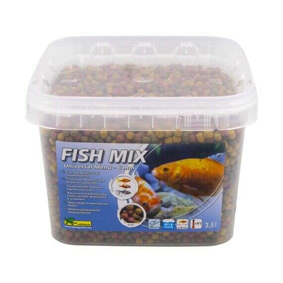 Fish Mix - Haltáp Universal 6mm pellet 3,5L, mindenfajta halnak,...