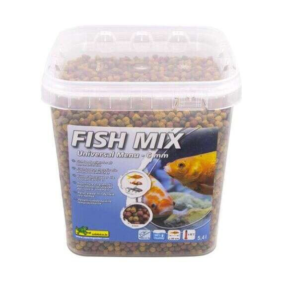 Fish Mix - Haltáp Universal 6mm pellet 5,4L, mindenfajta halnak 2...