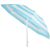 Sun umbrella DALIA blue-white 180 cm, 32/32 mm, with tilting hinge 96202008