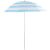 Sun umbrella DALIA blue-white 180 cm, 32/32 mm, with tilting hinge 96202008