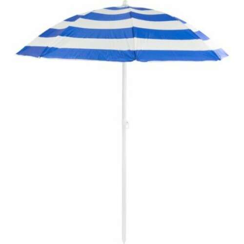 Plažni suncobran s plavim i bijelim prugama, DALIA, 180 cm