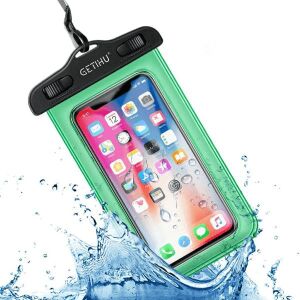 Getihu green waterproof phone case for 4-6.5 inch phones - Nonbrand Phone Case