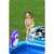 Child playing near Bestway Inflatable Pool with Inflatable Sea Animals