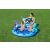 Kids Playing in Bestway Inflatable Pool with Marine Animal Theme