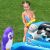 Girl Playing Near Bestway Inflatable Pool with Marine Animals