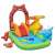 Bestway Jurassic Splash Play Center надуваем басейн с динозавърска тема, пързалка и водни играчки за деца