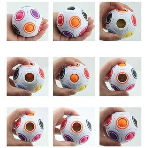 Fejtörő Labda collage of puzzle ball in hand - Logic Game