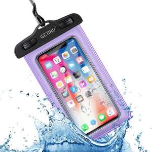 Purple waterproof phone case for swimming, snorkeling, and boating - Nonbrand Phone Case