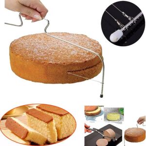 Praktikus Tortaszeletelő Tortenschneider aus Edelstahl Collage - Homyl Manuelle Schneidegeräte