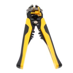 Automatic Wire Stripper Pliers - Metal, Yellow - Pliers