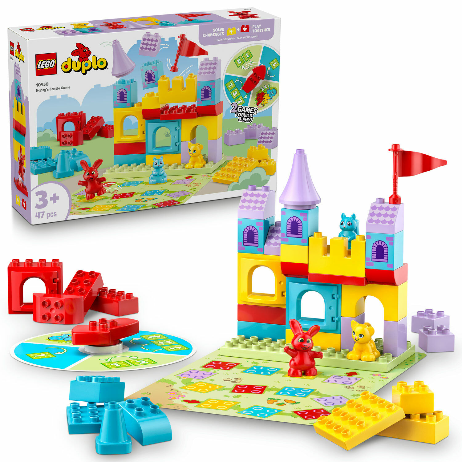 E-shop LEGO® DUPLO® Hopsy a hra s hradom 10450