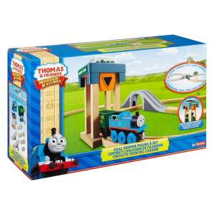 Thomas & Friends Wooden Railway Coal Hopper Figure 8 Set csomagolása. Egy szórakoztató és lebilincselő vonat szett gyerekeknek. - Bburago