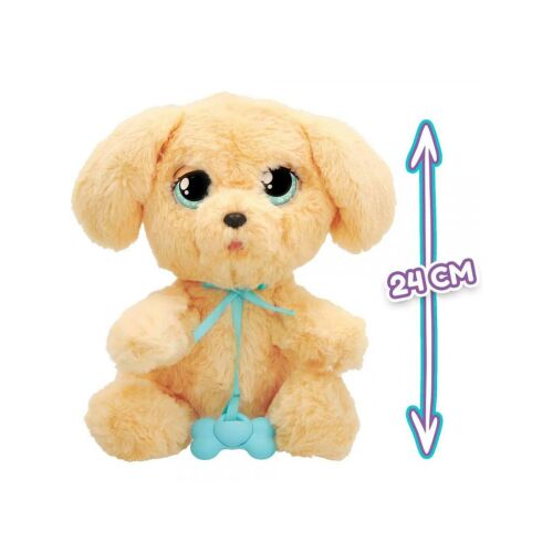 Bébi Mancs Labrador Cățeluș interactiv de pluș cu suzetă, 24cm