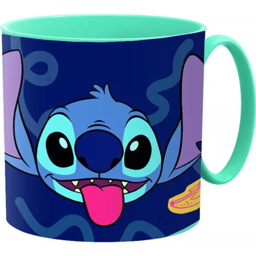Stitch: Plastikowy kubek do mikrofalówki - 265 ml