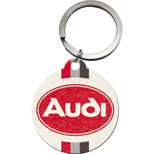 AUDI Kulcstartó - Rozsdamentes Acél - 4 cm