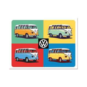 Volkswagen VW Bulli T1 Pop Art Fridge Magnet - Art