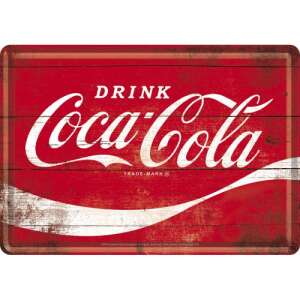 Coca-Cola Retro Red Greeting Card, 10 x 14 cm - Greeting Card, Invitation