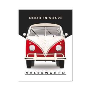 RETRO Volkswagen – VW Bulli – Good In Shape - Chladnička magnet - Magnety na chladničku