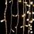 DekorTrend Crystalline LED curtain lights, warm white, 143 LEDs, transparent cable