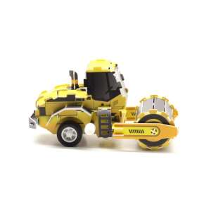 Gelber Aufzieh-Straßenwalzen-3D-Puzzle, Marke Kensho - Puzzle & Rätsel