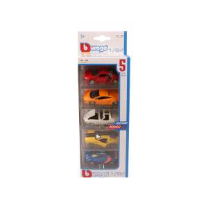 Bburago 1/64 méretarányú fém autó 5 darabos csomagolásban - Bburago