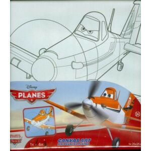 Disney Repcsik vászonfestő készlet gyerekeknek, Repcsik festővászon kerettel - Festővászon