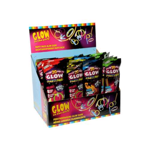 Svjetleći party paket u izložbenoj kutiji, preko 20 komada