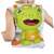 Gyermek a zöld béka játékkonyha hátizsákot viseli