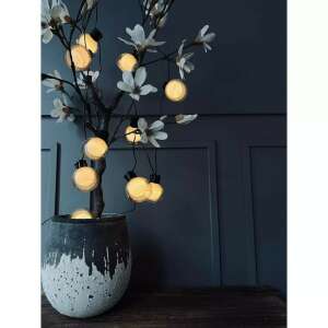 Dekoratív kültéri fényfüzér 10 LED-es izzóval, tökéletes hangulatot teremt a kertben, teraszon, erkélyen vagy beltérben. - Nonbrand Fényfüzér