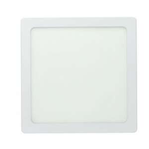 Square LED panel ceiling light, 24W, cold white, Falon kívüli LED panel 24W szögletes, hidegfehér - Lamp & Lighting