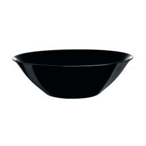 LUMINARC CARINE fekete üveg salátástál, 27 cm átmérő - Luminarc