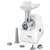 Bosch SmartPower elektrische Fleischmühle, weiß, mit Wurstfüller und Kebbe-Aufsatz