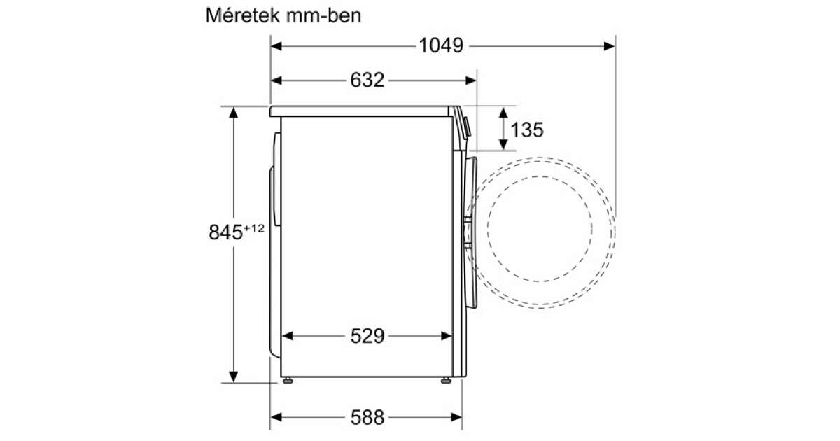 Mosogep Bekotcs Meret