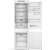 Whirlpool WHC18 T594 built-in refrigerator with freezer, white, open door view, showing interior
